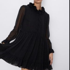 Zara Micro Dot Mini Dress
